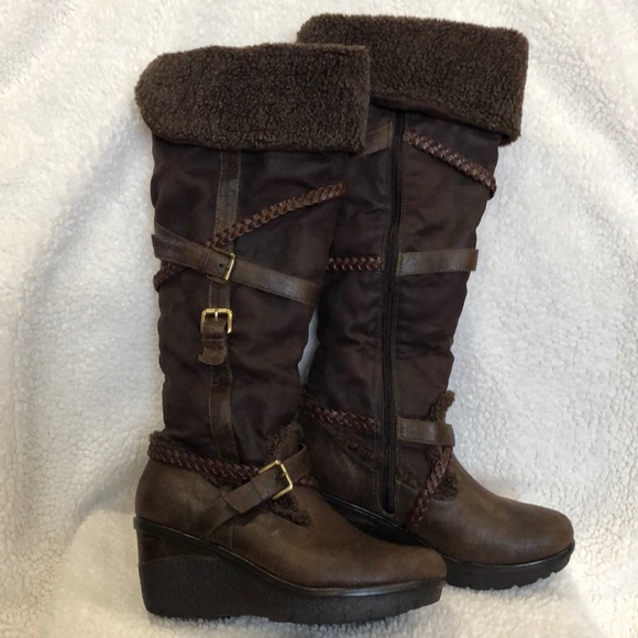 Women’s Aldo Knee-high Platform Boots Vintage - Picture 6 of 16